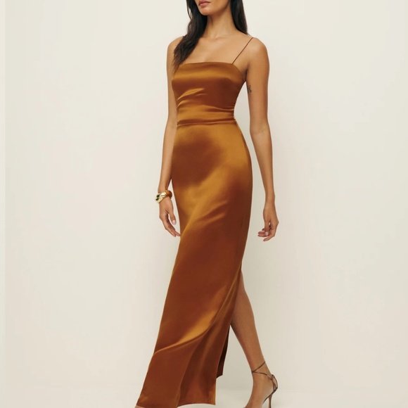 Reformation Frankie Silk Dress - Picture 2 of 11